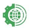 StatNova gear-globe logo